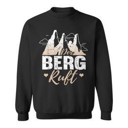 Lustig Der Berg Ruftpruch Wanderer Hiking Bergsteiger Sweatshirt - Seseable