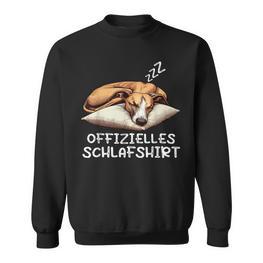 Offizielleschlaf Whippet Hund Windhund Hunde Sweatshirt - Seseable