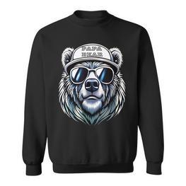 Papa Bär Atertag -Atertagsgeschenk Opa Papa Bear Sweatshirt - Seseable