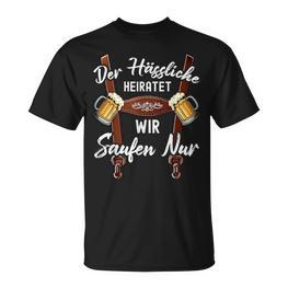 Der Hässliche Heiratet Wiraufen Nur Lustiges Polterabend T-Shirt - Seseable