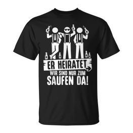 Junggesellenabschied Männer Poltern Polterabend T-Shirt - Seseable