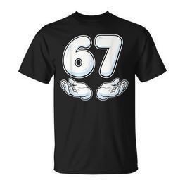 Sixeven 6 7 67 Gen Alphalang Meme 67 Meme T-Shirt - Seseable