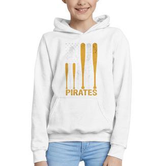Pirates Baseball Fan Apparel For Sports Enthusiasts Graphic Youth Hoodie - Sportilla