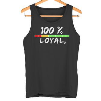 100 Loyal Mascotas En Rescate Amantes De Perros Y Gatos Camiseta sin mangas - Regaloses