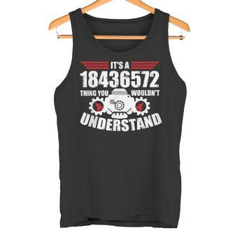 18436572のことだよ君にはわからないだろうけど面白い8 タンクトップ - Kawaiitshirt