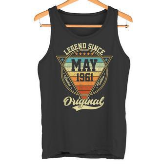 1961年5月以来のヴィンテージ65歳の誕生日レジェンド タンクトップ - Kawaiitshirt