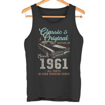 1961年生まれ ヴィンテージカー 65歳の誕生日 タンクトップ - Kawaiitshirt