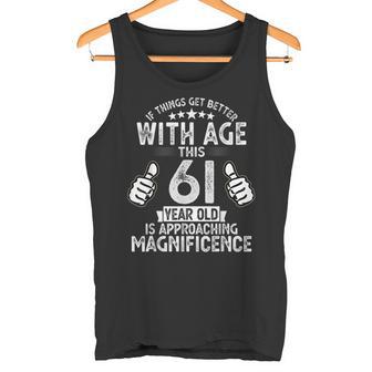 1962年生まれの男性の61歳の誕生日 タンクトップ - Kawaiitshirt
