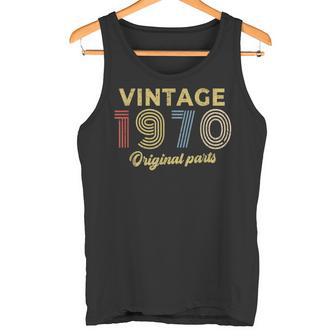 1970年 誕生日プレゼント レトロ バースデー ヴィンテージ 1970年 オリジナルパーツ タンクトップ - Kawaiitshirt