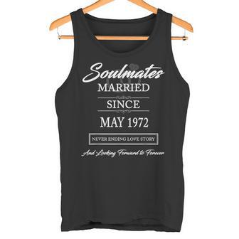 1972 Mayo Boda Aniversario Del Matrimonio Camiseta sin mangas - Regaloses