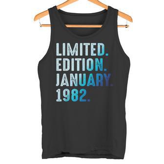 1982年1月 1982年誕生日1982年限定版 タンクトップ - Kawaiitshirt