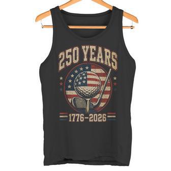 250周年記念 250 Usa アメリカ ゴルフ 1776 2026 愛国的 タンクトップ - Kawaiitshirt