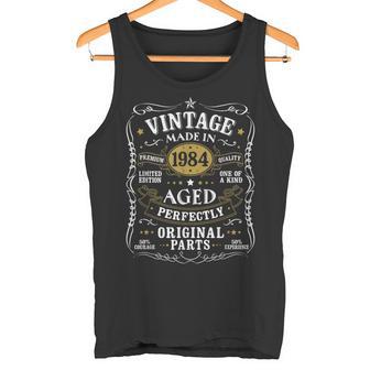 42 歳の誕生日プレゼント ヴィンテージ 1984 男性 面白い 42 歳 1984 タンクトップ - Kawaiitshirt