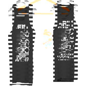 46Th Birthday Legends April 1980Intage 46 Years Old タンクトップ - Kawaiitshirt