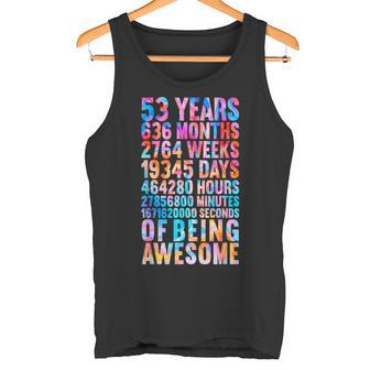 53歳の誕生日の面白いシャツ オールドメーター 面白い53歳ギフト タンクトップ - Kawaiitshirt