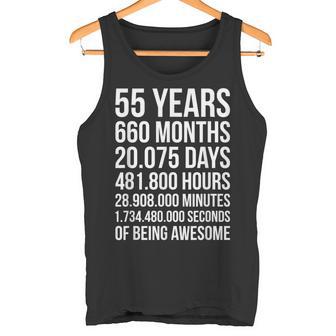 55歳向けの素晴らしい55歳の誕生日プレゼント。 タンクトップ - Kawaiitshirt