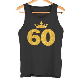 60 Cumpleaños Personalizada Corona Feliz Cumpleaños Camiseta sin mangas - Regaloses