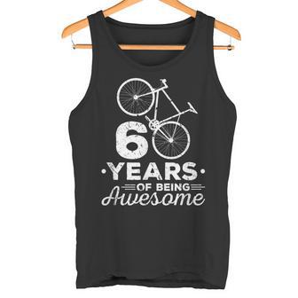 60 Years Of Being Awesome ロードバイク・サイクリングバイシクル タンクトップ - Kawaiitshirt