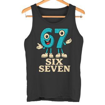 67 シックスセブン 6-7 面白いイタリアンブレインロットスラングゲームミーム タンクトップ - Kawaiitshirt