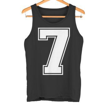 7 Matching Graphique Desports D'équipe Numéro 7 Débardeur e - Cadeauxyz