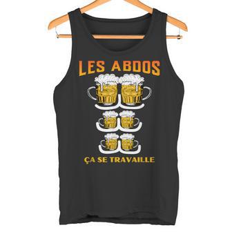 Abdos Biere Drole Biere Abdo Humour Abdominaux Débardeur e - Cadeauxyz