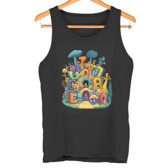 Abecedario Colorido Y Juguetón Camiseta sin mangas - Regaloses
