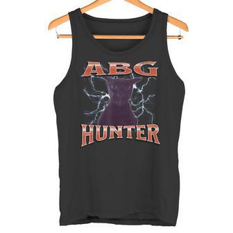 Abg Hunter Offensive Cat Meme Bootlegグラフィック タンクトップ - Kawaiitshirt