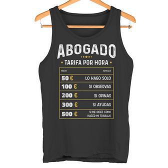 Abogado Tarifa Por Hora De Abogado Diseño Gracioso Camiseta sin mangas - Regaloses