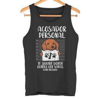 Acostador Personal Teckel Perro Gracioso Dachshund Regalo Camiseta sin mangas - Regaloses