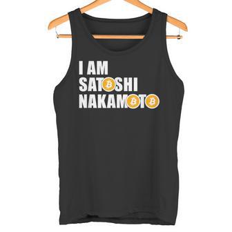 I Amatoshi Nakamoto Bitcoin Creator Meme タンクトップ - Kawaiitshirt