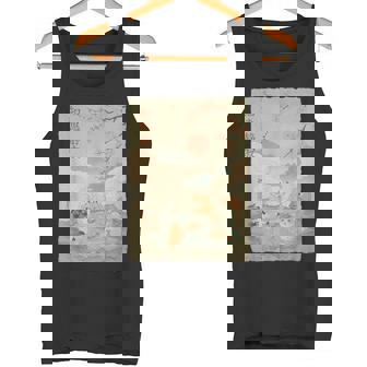 Animaux Japonais Onsen Kawaii Fleurs De Cerisier Relaxation Débardeur e - Cadeauxyz