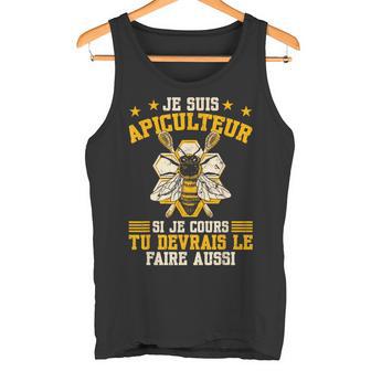Apiculteuri Je Cours Tu Devrais Le Faire Aussi Abeille Débardeur e - Cadeauxyz
