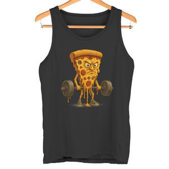 Arte De Levantamiento De Pesas De Pizza Para Fanáticos Del Gimnasio Y Amantes Del Entrenamiento Camiseta sin mangas - Regaloses