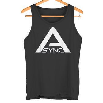 Async Backroom Pixels Research タンクトップ - Kawaiitshirt