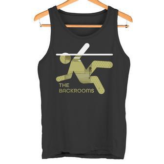 Backroomsのグラフィック。 長袖tシャツ タンクトップ - Kawaiitshirt
