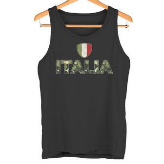 Bandera De Italia Del Orgullo Italiano De Camuflaje Camiseta sin mangas - Regaloses