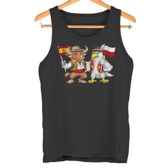 Bandera España Polonia Raíces Español-Polacas Herencia Camiseta sin mangas - Regaloses