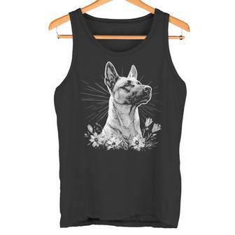 Belga Malinois Perro Amante Retro Estilo Tatuaje Camiseta sin mangas - Regaloses