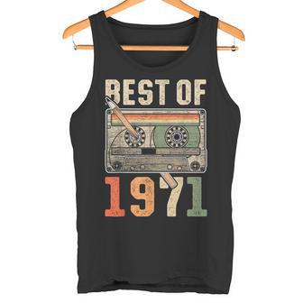 Best Of 1971 Antiguo Cassette 55 Cumpleaños Retro Camiseta sin mangas - Regaloses