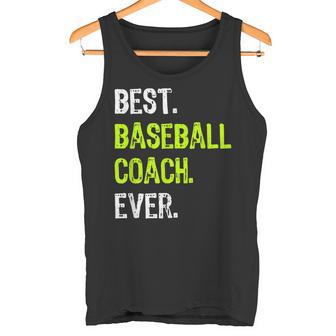Best Baseball Coach Ever タンクトップ - Kawaiitshirt