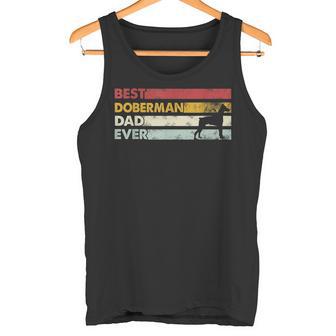 Best Dog Dad Ever Padre Dobie Doberman Camiseta sin mangas - Regaloses