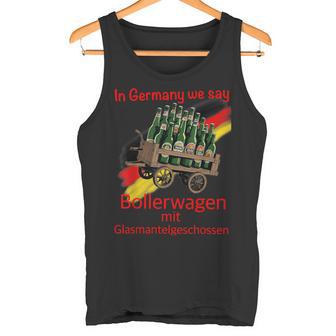Bollerwagen Bier Männertagatertag Party Grillen Tank Top - Seseable