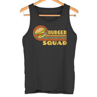 Burgerquad チーズバーガー 食通愛好家チーム ハンバーガー タンクトップ - Kawaiitshirt