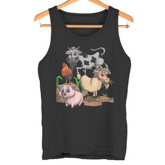 Cadeau Pour Enfants Porc Chèvre Pouletache Ferme Animal Débardeur e - Cadeauxyz