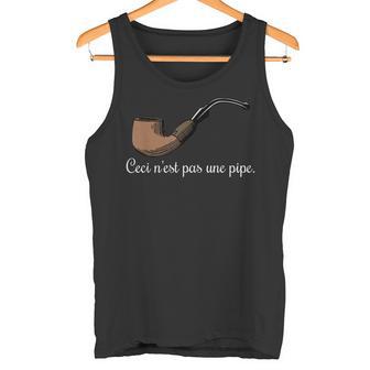 Camisa Ceci N'est Pas Une Pipe Esto No Es Una Pipa Camiseta sin mangas - Regaloses