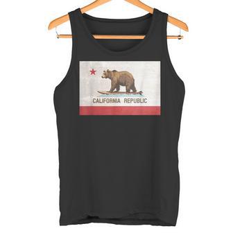 Camisa De La Bandera Deurf De California Bandera Deurf De Oso Camiseta sin mangas - Regaloses