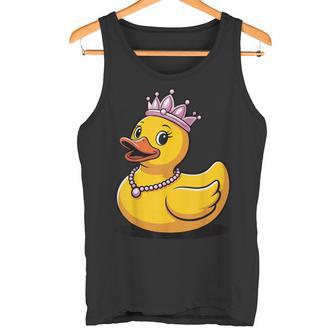 Canard En Caoutchouc Princesse Couronne Couronne Débardeur e - Cadeauxyz