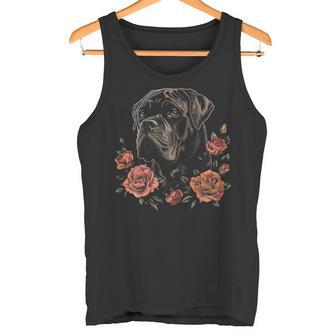 Cane Corso Mamá Floresintage Perro Camiseta sin mangas - Regaloses