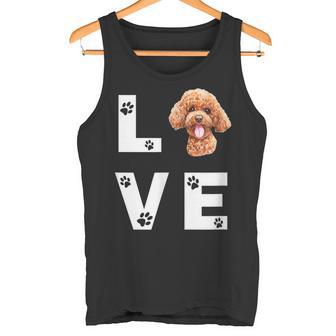 Caniche Perro Love Regalo Camiseta sin mangas - Regaloses