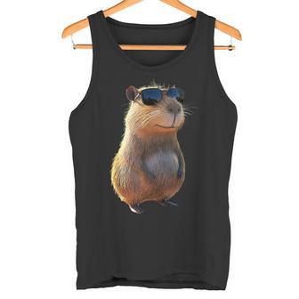 Capibara Con Gafas Deol Be Capy Capibara Roedor Camiseta sin mangas - Regaloses